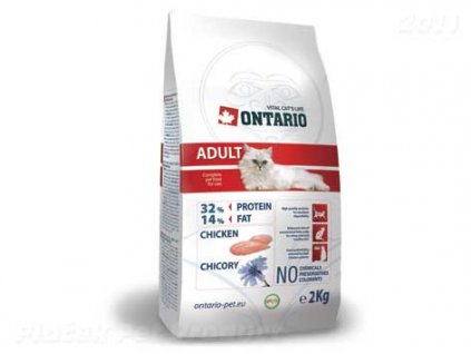 ONTARIO cat ADULT chicken - 2 kg