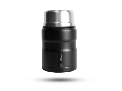Termo dóza na jídlo 500 ml - GymBeam (Barva černá)