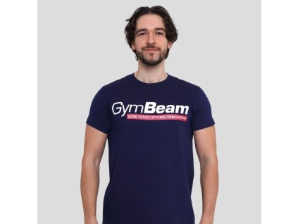 Tričko Strong Tomorrow Navy Blue - GymBeam (Velikost S, Barva modrá)