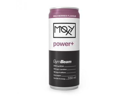 MOXY power+ Energy Drink 330 ml - GymBeam (Příchuť mango marakuja)
