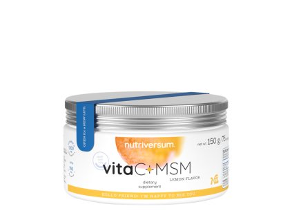 Nutriversum Vita C+MSM - VITA 150 g (Příchuť Bez příchutě)