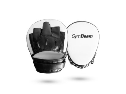 Boxerské lapy Striker White - GymBeam (Barva bílá)