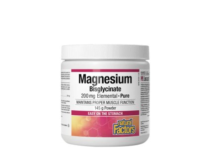 NATURAL FACTORS MAGNESIUM BISGLYCINATE PURE 200 MG 145 G