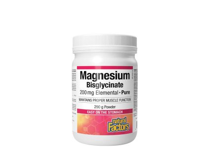 NATURAL FACTORS MAGNESIUM BISGLYCINATE PURE 200 MG 290 G