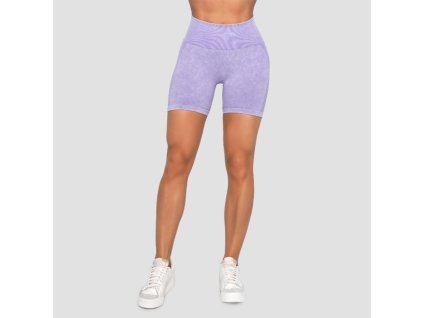 Dámské bezešvé šortky Lift Violet - GymBeam (Velikost S, Barva fialová)