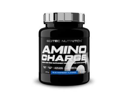 Scitec Nutrition Amino Charge 570 g (Příchuť modrá malina)