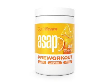 ASAP Pre-Workout - GymBeam (Příchuť pomeranč, Balení (g) 425 g)