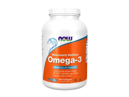 1653 Omega 3 Molecularly Distilled 500Softgels