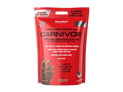 MuscleMeds Carnivor 100 Beef Protein 3390 g (Příchuť Čokoláda)