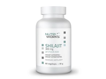 NutriWorks Shilajit 300mg 60 kapslí (Varianta Shilajit 300mg 60 kapslí)