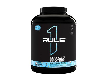 Rule1 Source 7 Protein 2250 g (Příchuť Birthday Cake Gelato)
