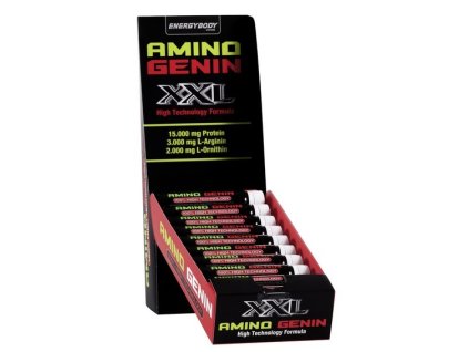 XXL Amino Genin 15.000mg 20 ampulí + ZDARMA tester produktu (protein, nakopávač, tyčinka)