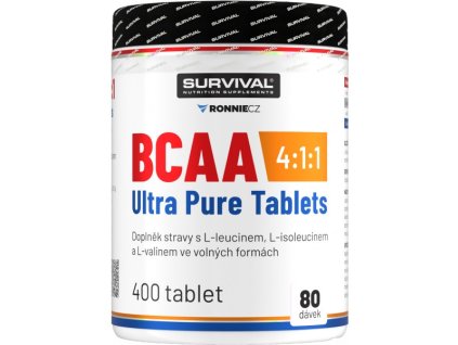Survival BCAA 4:1:1 Ultra Pure Tablets - 400 tbl (Velikost 400 tbl)