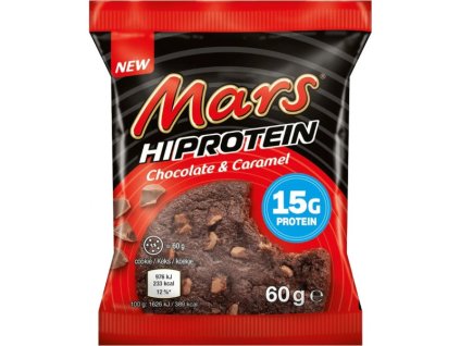 Mars Mars HiProtein Cookie - 60 g, čoko-karamel (Příchuť čoko-karamel, Velikost 60 g)