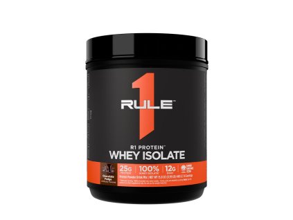 Rule1 Syrovátkový izolát a hydrolyzát v prášku 487 g (Příchuť Čokoládový fondán)