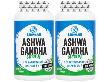 Lionlab Ashwagandha Strong XXL - akce 1+1 zdarma (Velikost 1 pack)