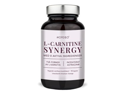 Nordbo L-Carnitine Synergy 90 kapslí (Varianta L-Carnitine Synergy 90 kapslí)