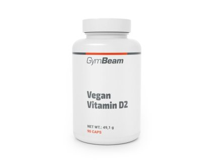 Veganský vitamin D2 - GymBeam (Kapsle 90 kaps.)
