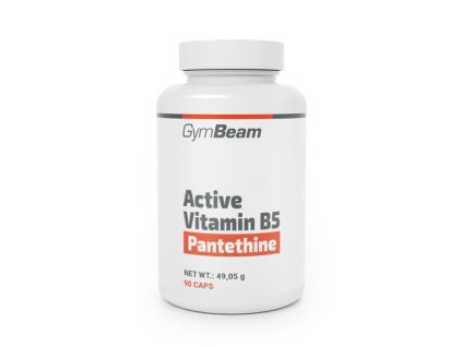 Aktivní vitamín B5 (Pantethin) - GymBeam (Kapsle 90 kaps.)