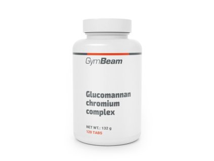 Glukomanan a chrom komplex - GymBeam (Tablety 120 tab.)