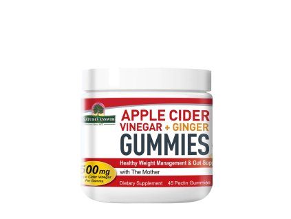 NA APPLE CIDER VINEGAR GINGER GUMMIES 45CT 45Gummies