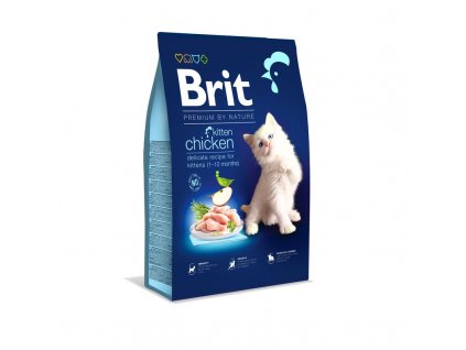 Brit Premium by Nature Cat Chicken Kitten - Kuře - 8kg