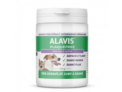 ALAVIS PLAQUE FREE pro psy/kočky - 40g