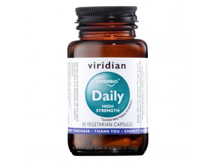 Viridian Synerbio Daily High Strength 30 kapslí (Směs probiotik a prebiotik)