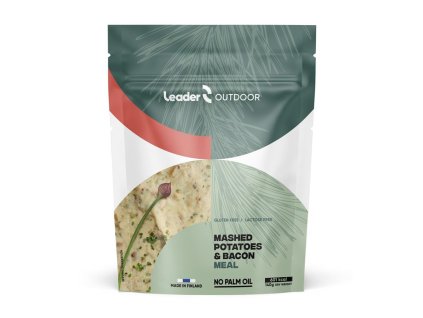 Leader Mashed Potatoes & Bacon Meal 140 g (Dehydrované kompletní jídlo) (Varianta Mashed Potatoes and Bacon Meal 140 g (Dehydrované kompletní jídlo))