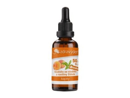 Stevia kapky 50ml broskev