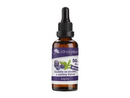 Stevia kapky 50ml hrozen