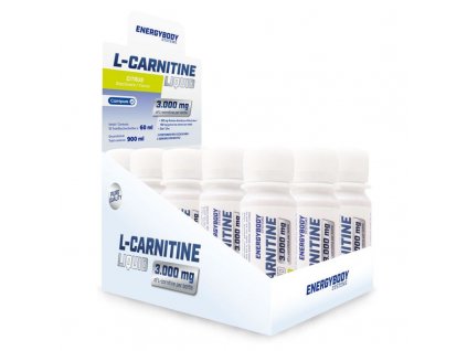 L-Carnitine Liquid 3000mg 15x60ml + ZDARMA tester produktu (protein, nakopávač, tyčinka)