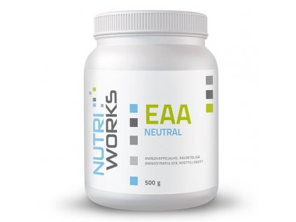 NutriWorks EAA 500g  + ZDARMA tester produktu (protein, nakopávač, tyčinka)