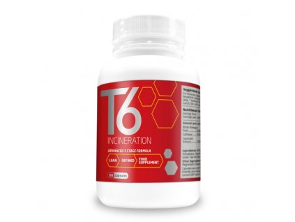 T6 Incineration 60 kapslí + ZDARMA tester produktu (protein, nakopávač, tyčinka)