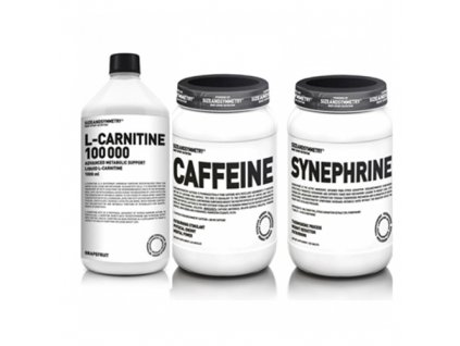 SIZEANDSYMMETRY L-carnitine 100.000 1000ml + Synefrin 100 tbl + Caffeine 60 kaps + Dárek k objednávce zdarma
