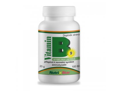 Nutristar Kyselina listová Folacin vit. B9 100 tablet