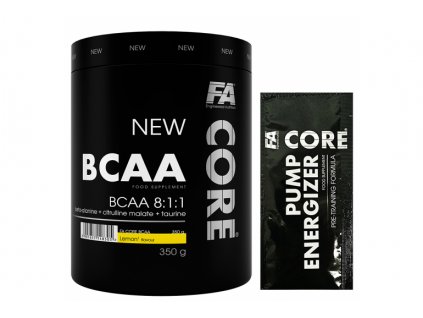 Fitness Authority BCAA CORE 8:1:1 350 g + sample pump energizer