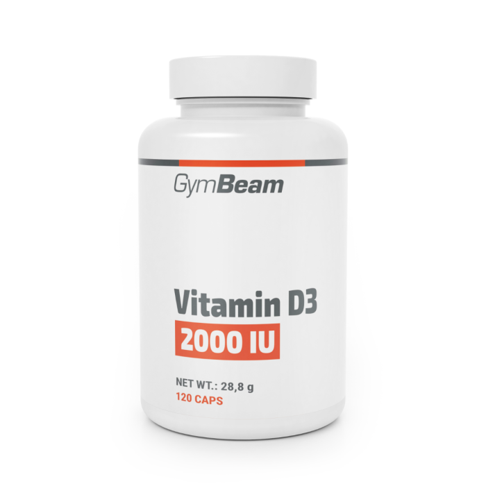 Vitamín D3 2000 IU - GymBeam Kapsle: 240 kaps.