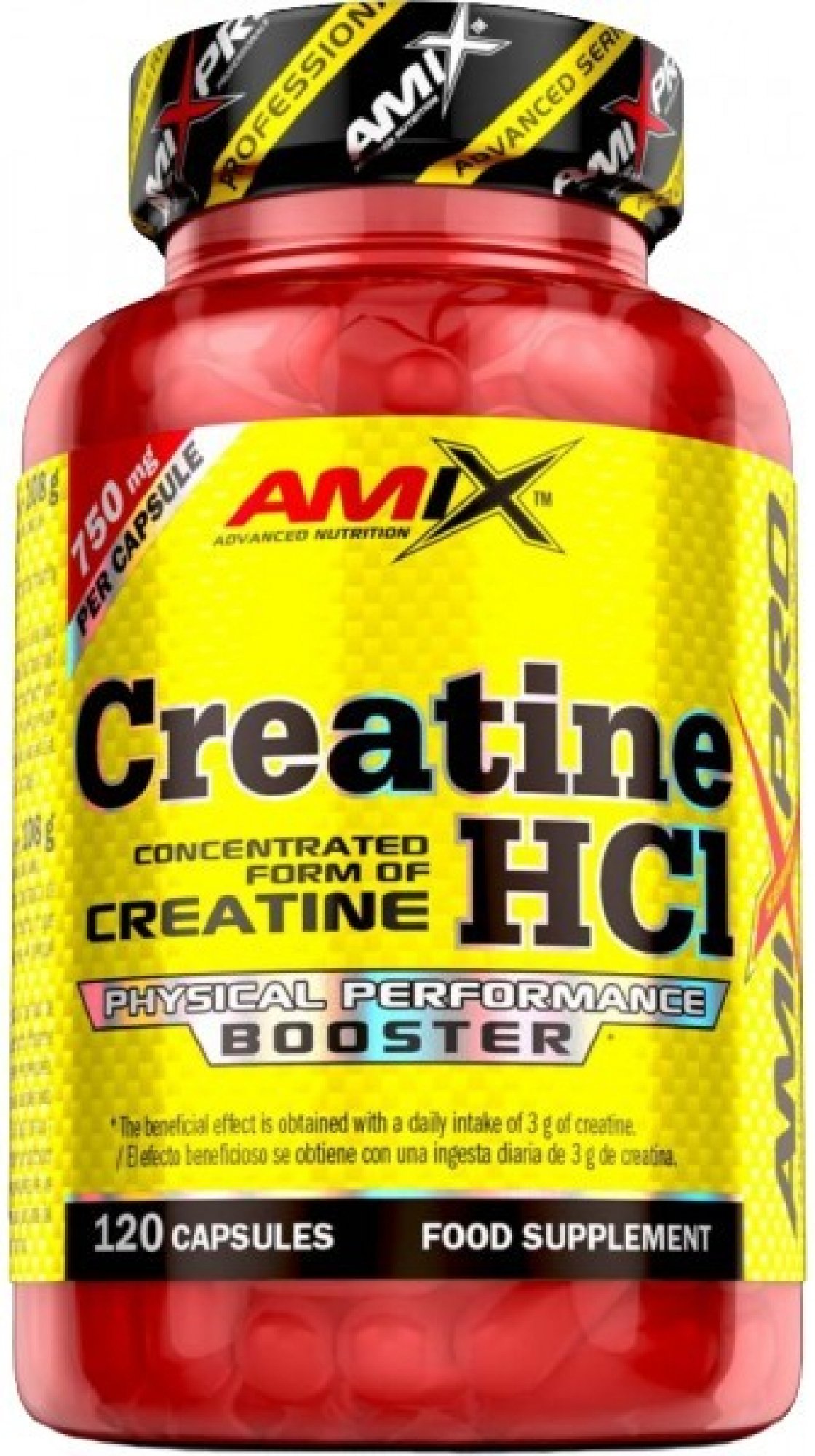 Amix AmixPro Creatine HCl 120 kapslí
