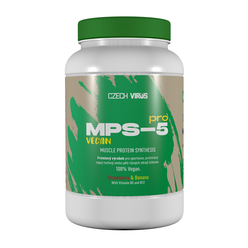 Czech Virus MPS-5 PRO Vegan 1Kg Příchuť: Strawberry-Banana