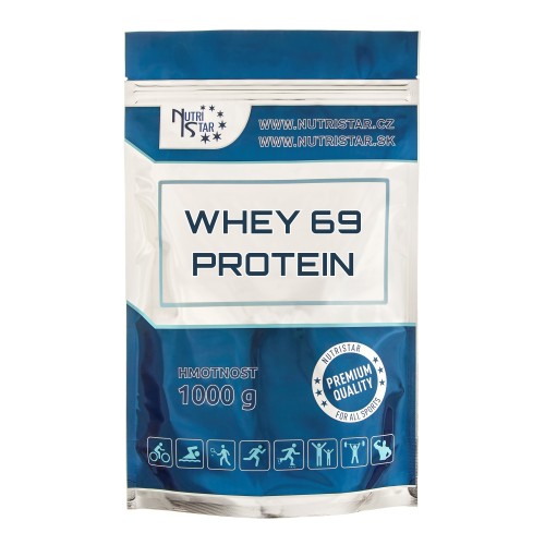 Nutristar WHEY 69 PROTEIN 1000 g Příchuť: čokoláda