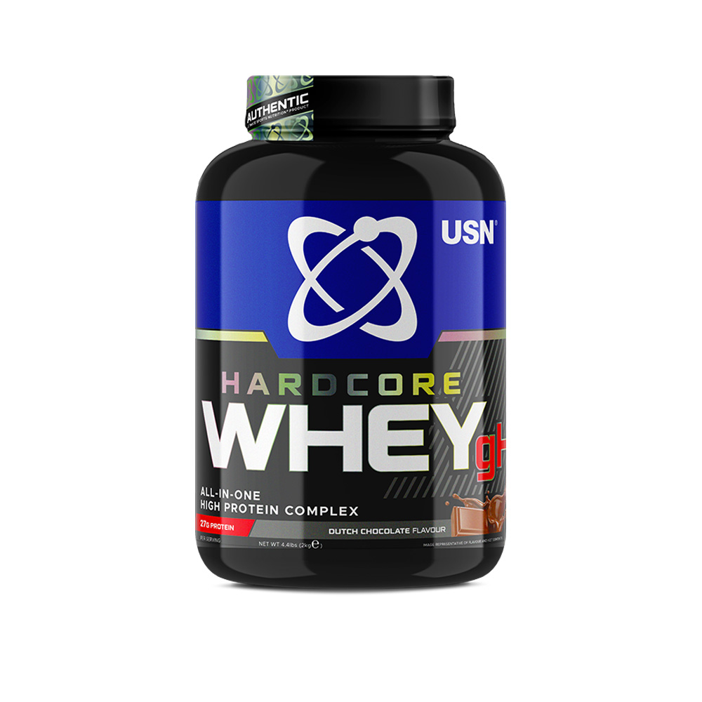 USN Hardcore Whey gH 2000 g Příchuť: čokoláda