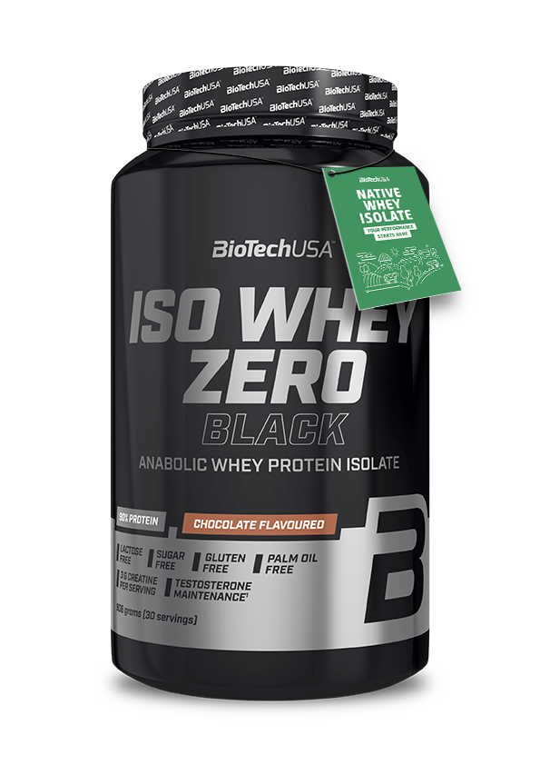 BioTech Iso Whey Zero Black 908 g Příchuť: čokoláda
