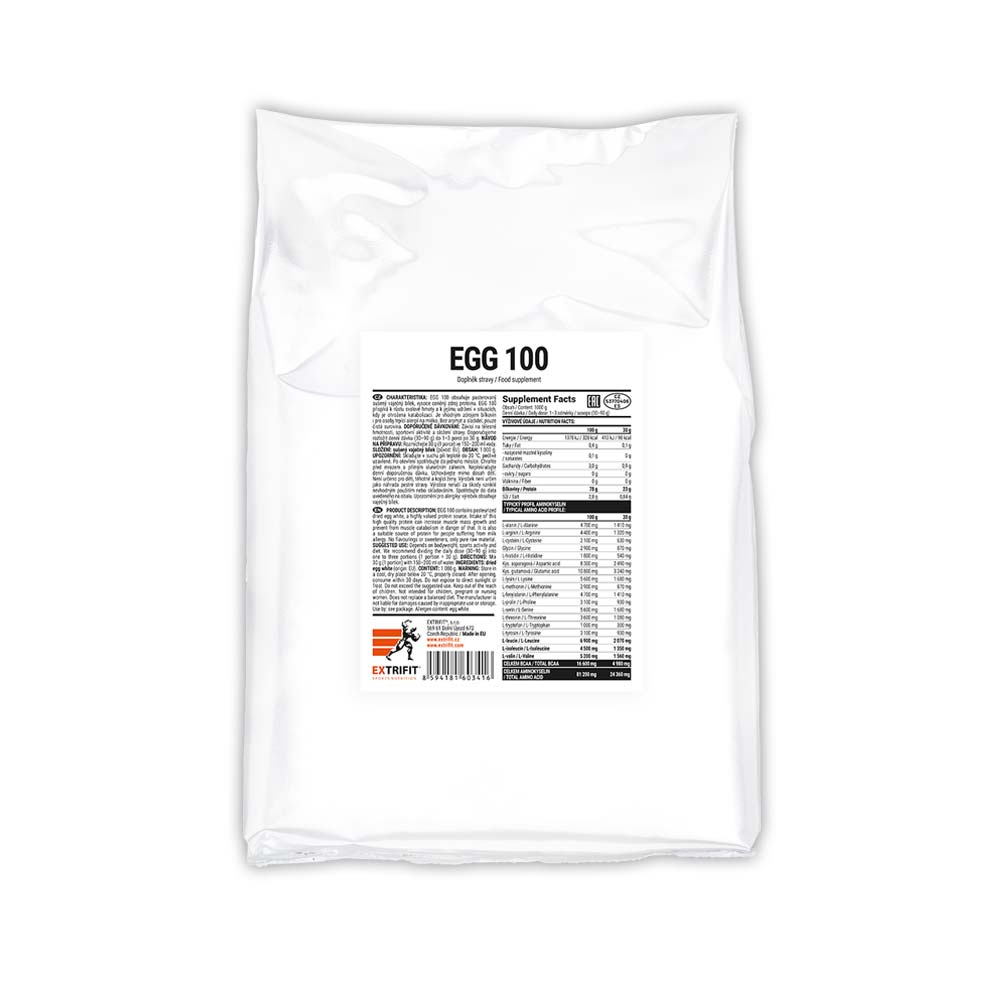 Extrifit Egg 100 1000 g Příchuť: vanilka