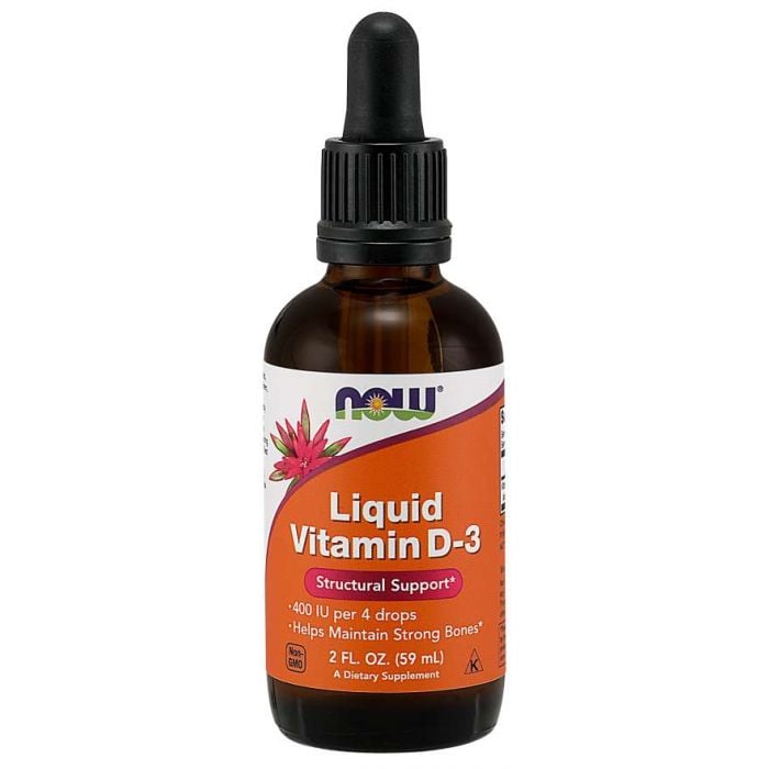 Tekutý vitamín D3 400 IU - Now Foods Balení (ml): 59 ml
