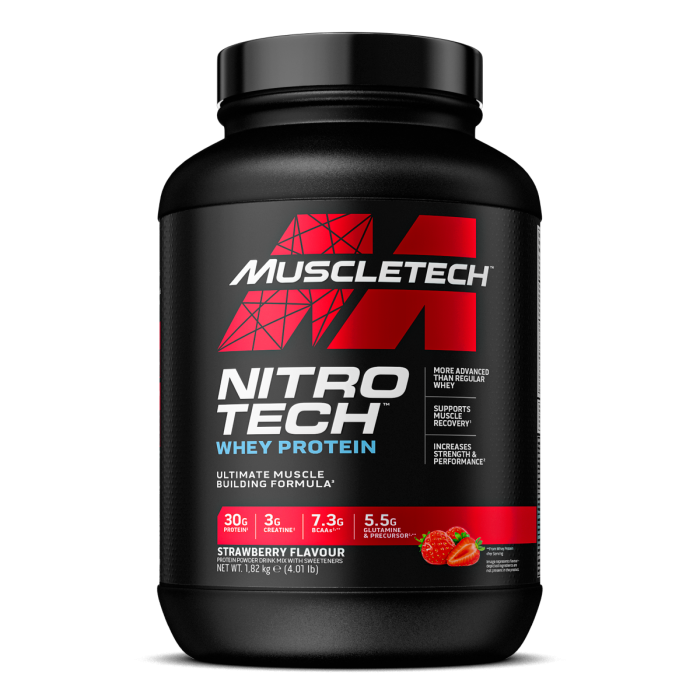 Nitro-Tech Performance - MuscleTech Příchuť: cookies & krém, Balení (g): 910 g