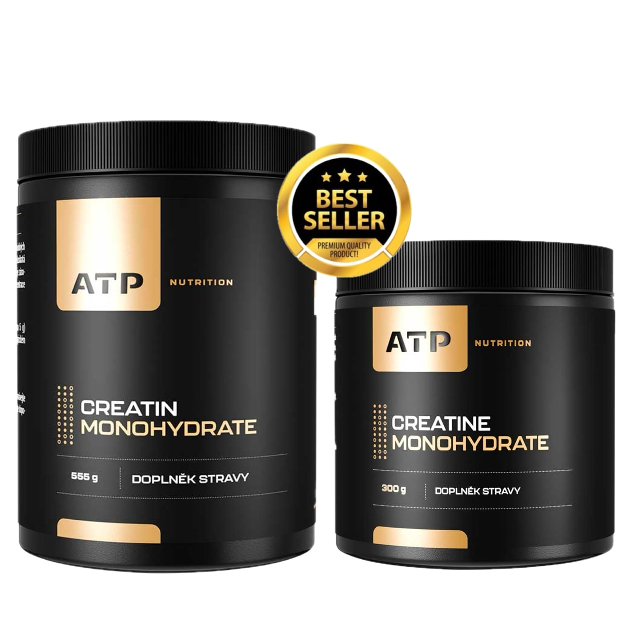 AKCE ATP Nutrition Creatine Monohydrate 555 g + Creatine Monohydrate 300 g