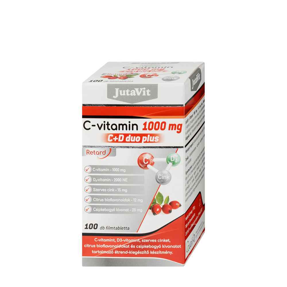 JutaVit Vitamin C 1000 mg - C+D Duo Plus 100 tablet