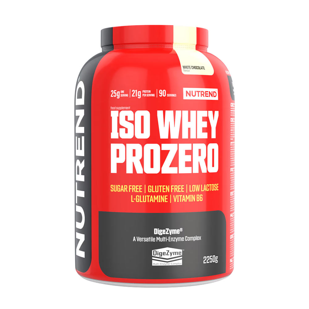 Nutrend Iso Whey PROZERO 2250 g Příchuť: bílá čokoláda