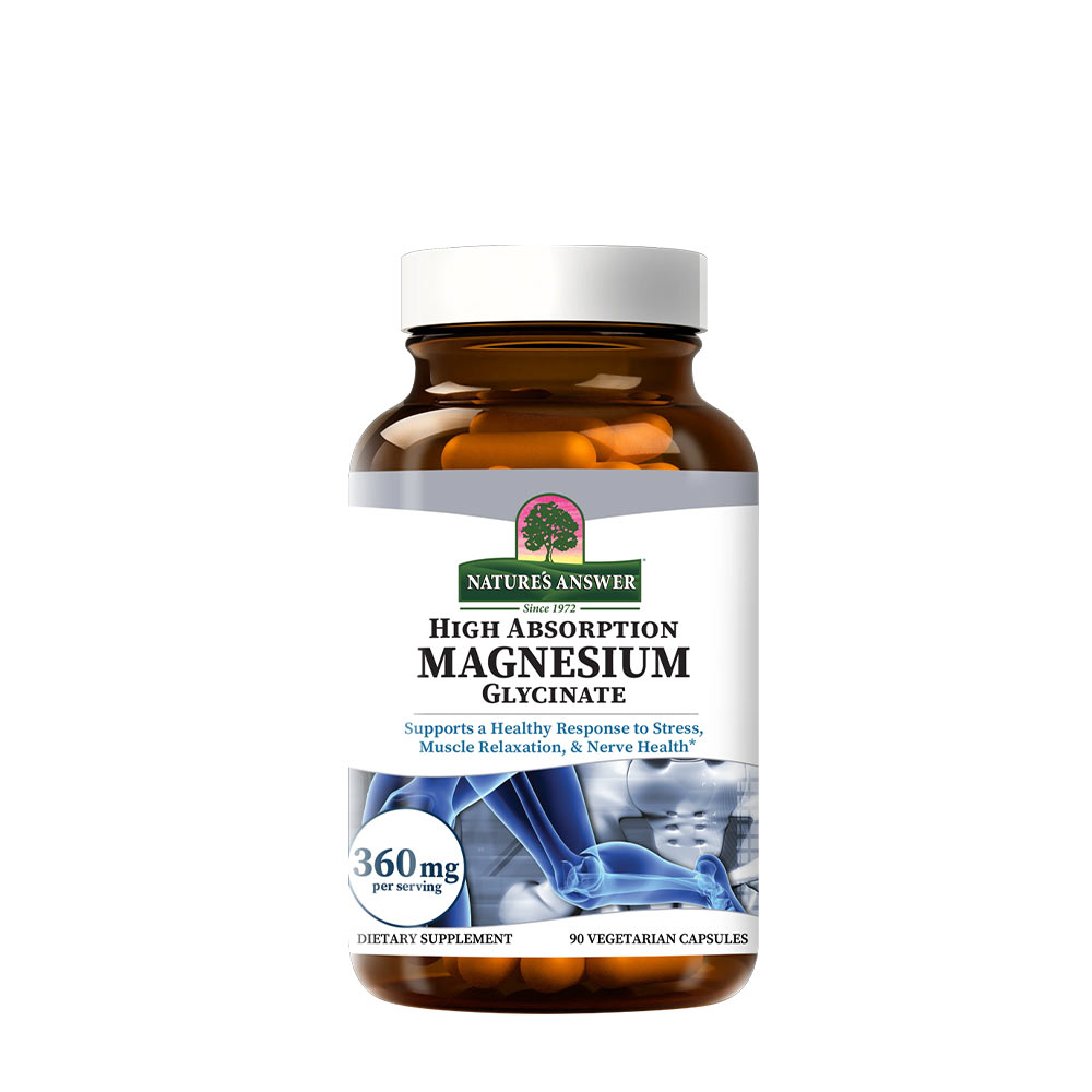 Nature's Answer Magnesium Glycinate 90 Veg Kapslí